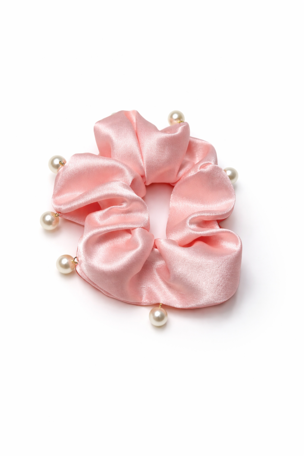 Chouchou Satiné Perle Rare